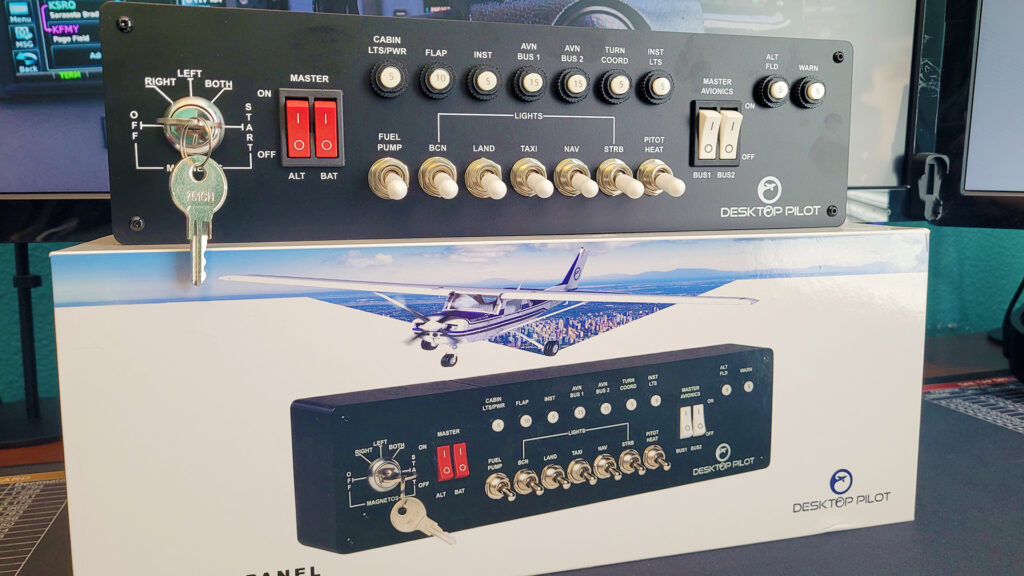 Desktop Pilot's Cessna 172 Ignition Panel Review