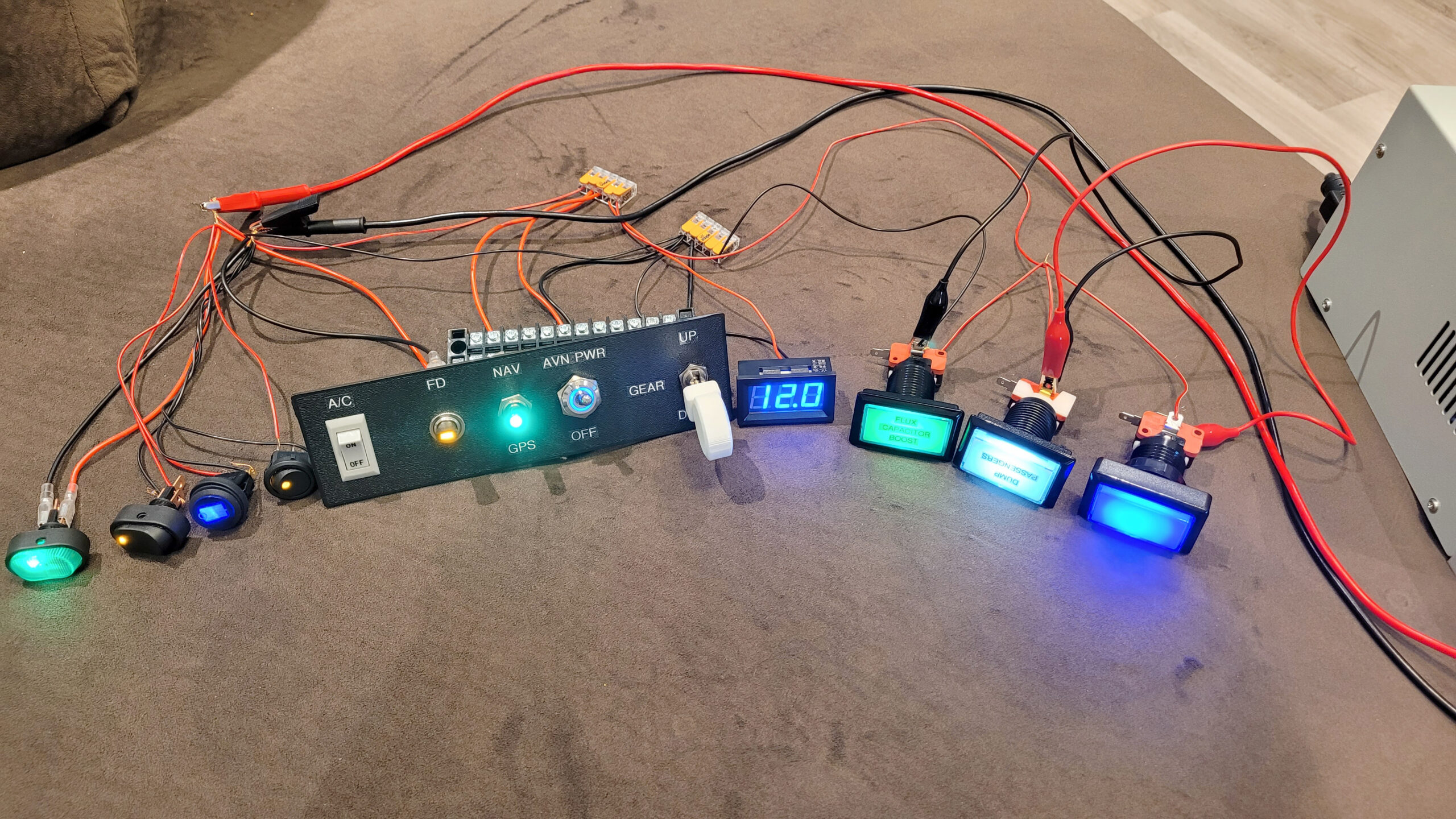 Cockpit LED Buttons