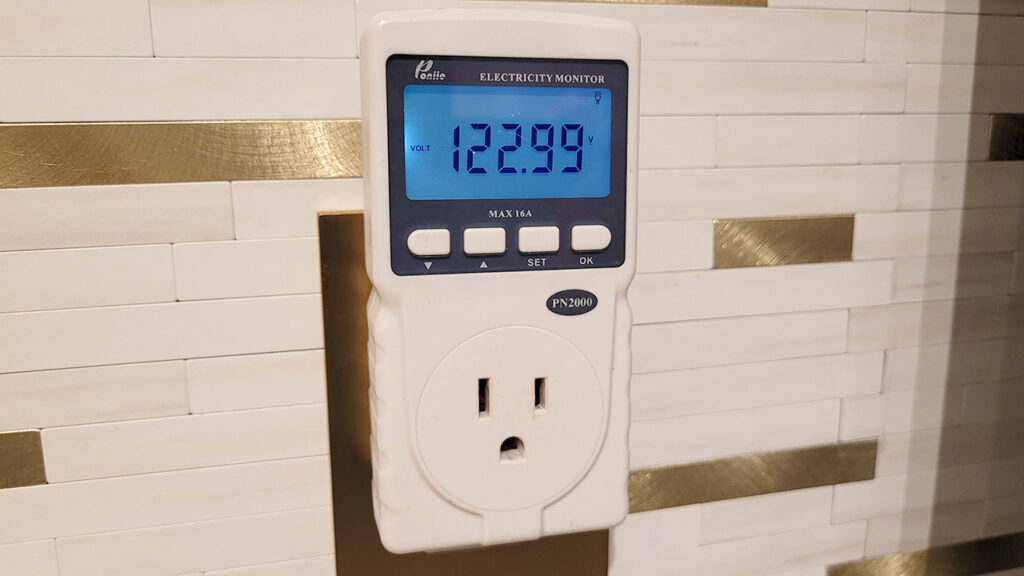 You MUST test your Electrical Outlets too