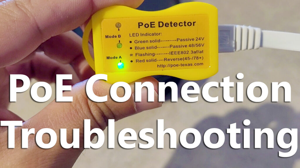 PoE Detector, Tester and Troubleshooting Tool