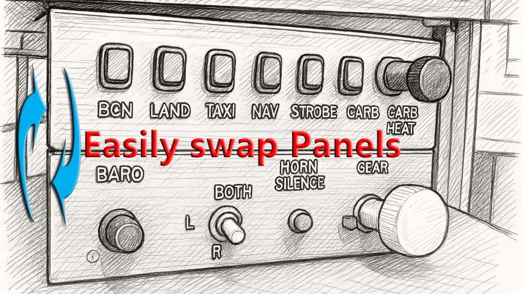 Modular Flight Simulator Panels and Button Boxes